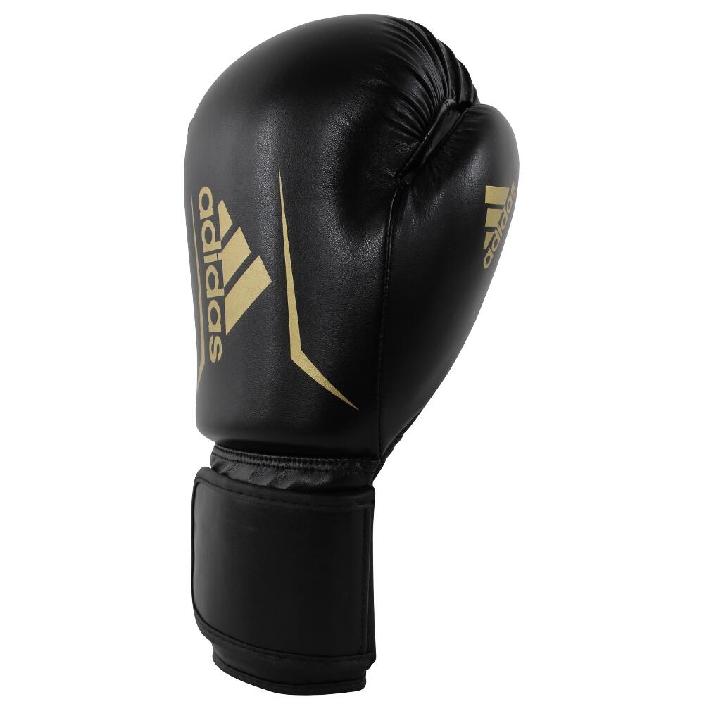 Gant de boxe « Speed 50 » 10 oz Noir-doré Unisexe 3/5