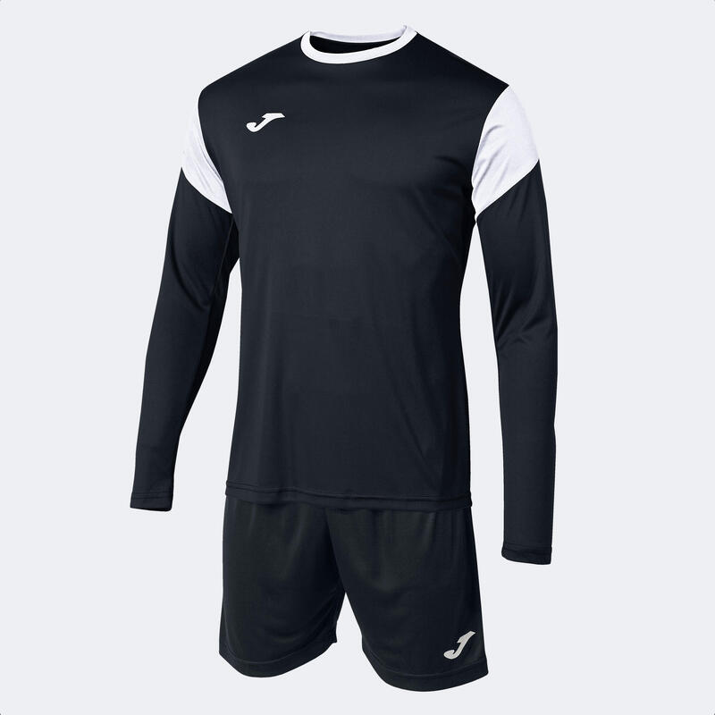 Conjunto Rapaz Joma Phoenix gk preto branco