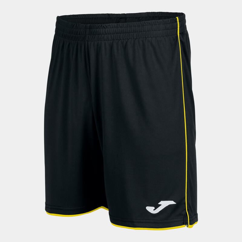 Short Niño Joma Liga negro amarillo