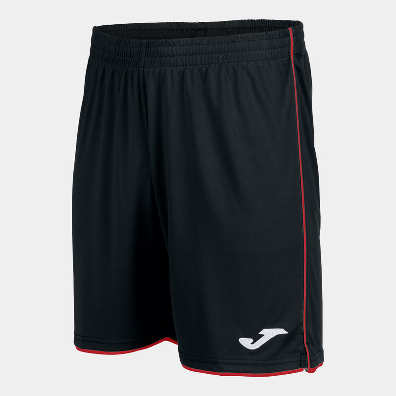 Short Niño Joma Liga negro rojo