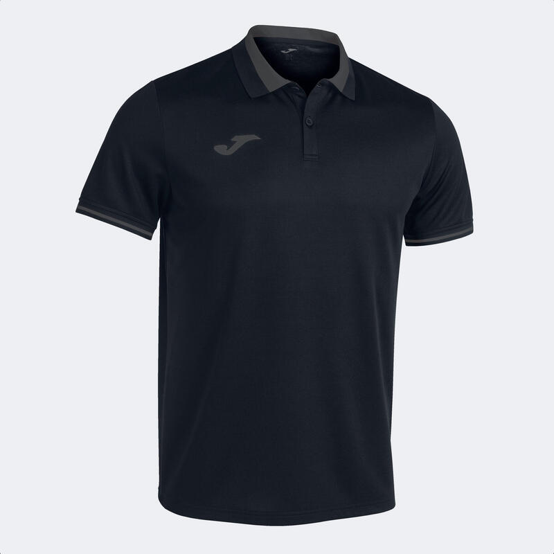 Polo manches courtes Homme Joma Championship vi noir anthracite