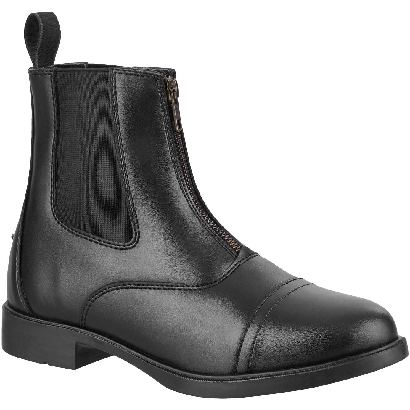 RL24 Jodhpur Reitstiefeletten COMPANION FZ Kunstleder schwarz