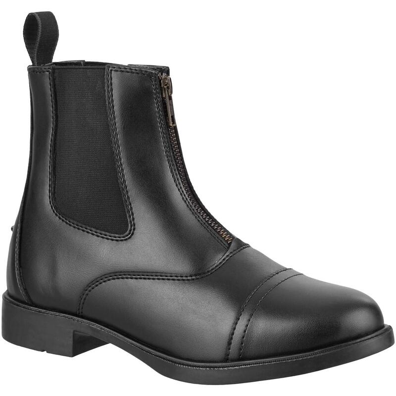 Boots d'équitation en cuir zip frontal Suedwind Footwear Contrace