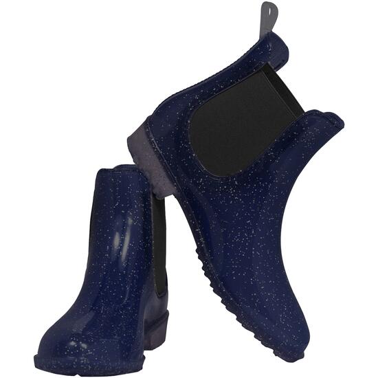 Damen Jodhpur Gummistiefeletten SPARKLE nachtblau