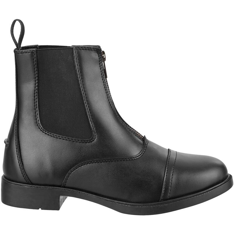 Boots d'équitation en cuir zip frontal Suedwind Footwear Contrace