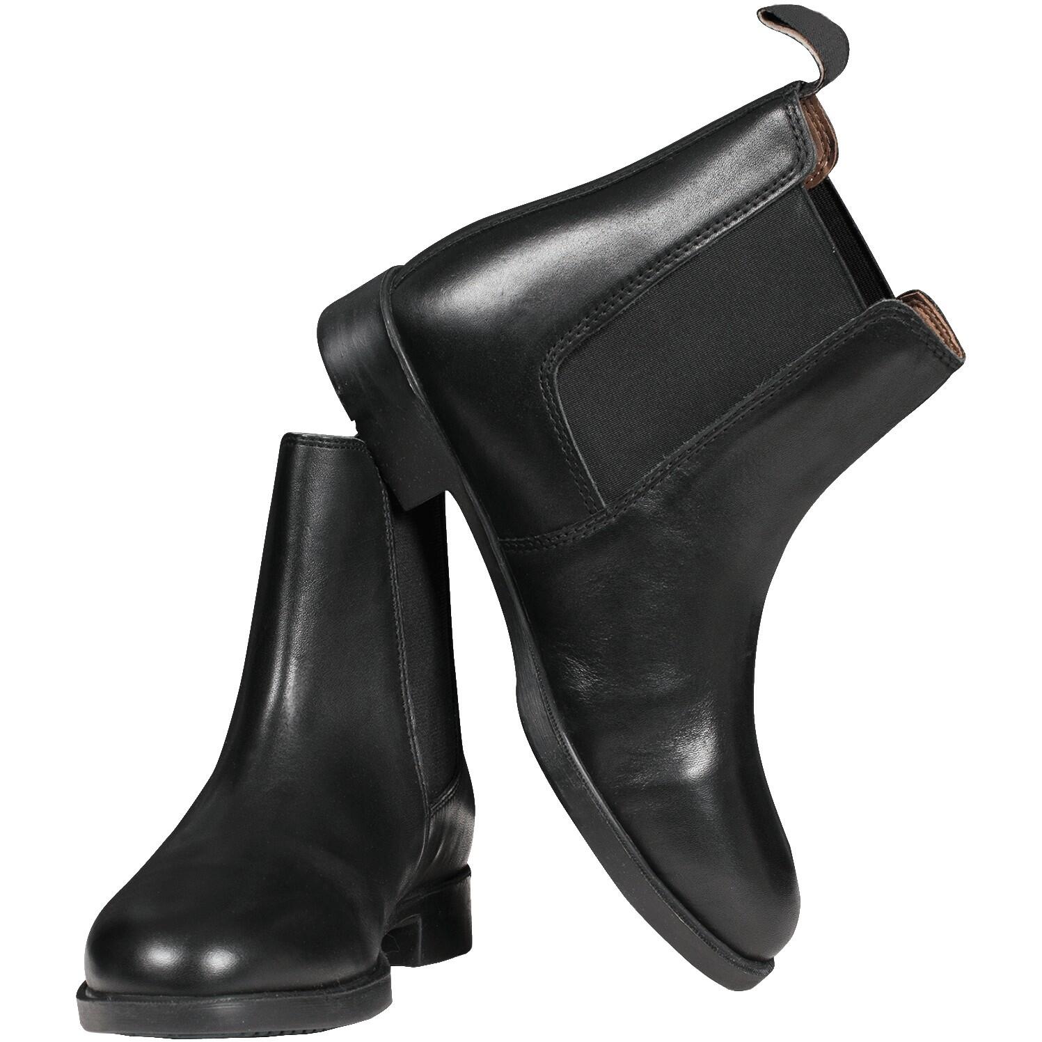 ELT Jodhpur Reitstiefeletten STAR Leder schwarz