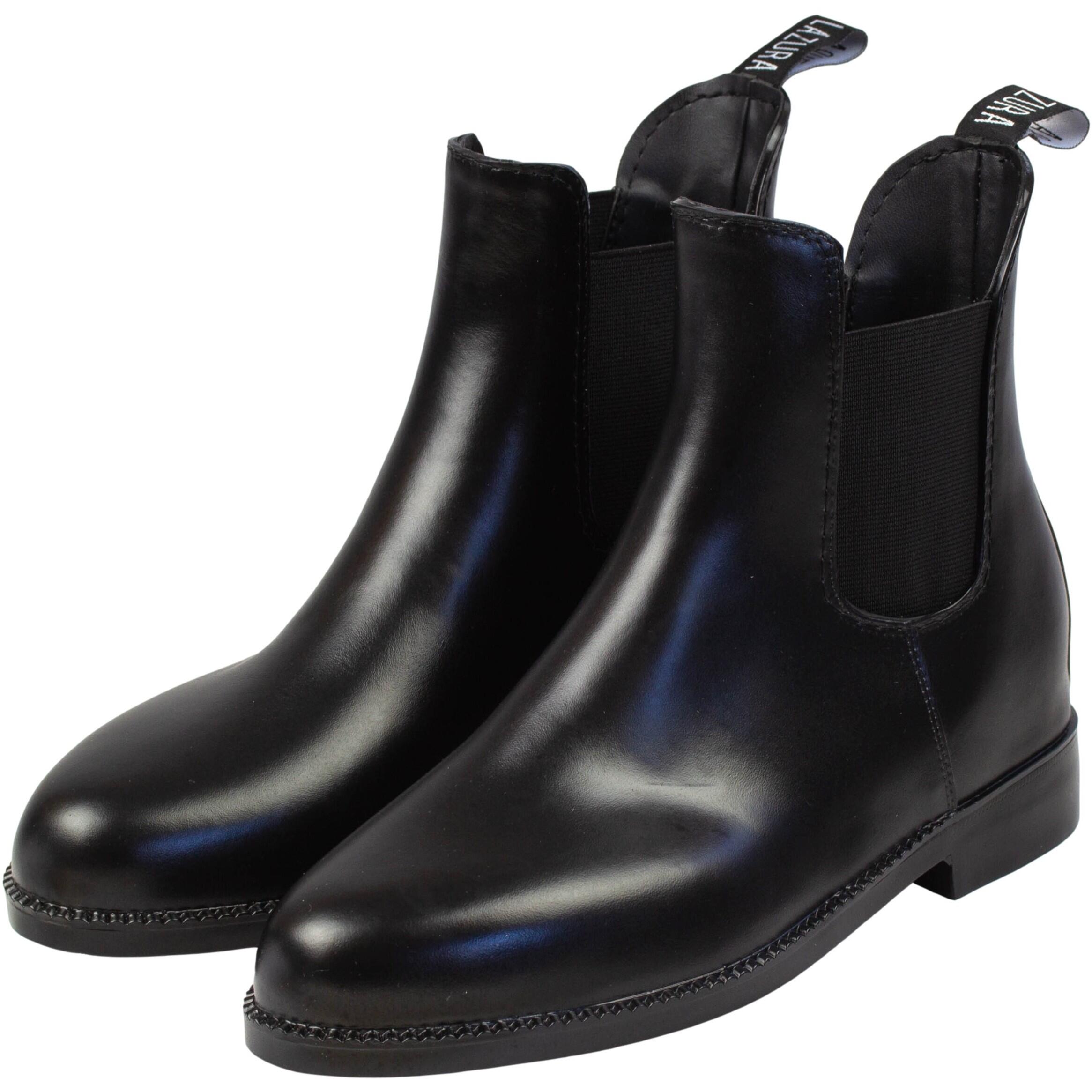 Jodhpur Reitstiefeletten BASIC Kunstleder schwarz 4/5