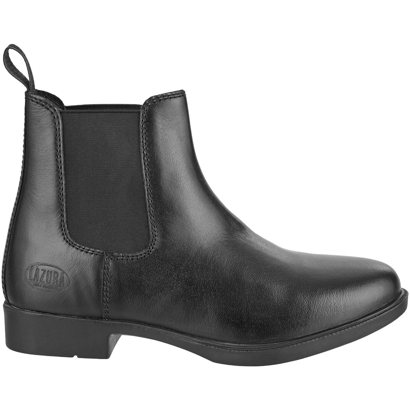 LAZURA Jodhpur Reitstiefeletten CLASSIC Leder schwarz