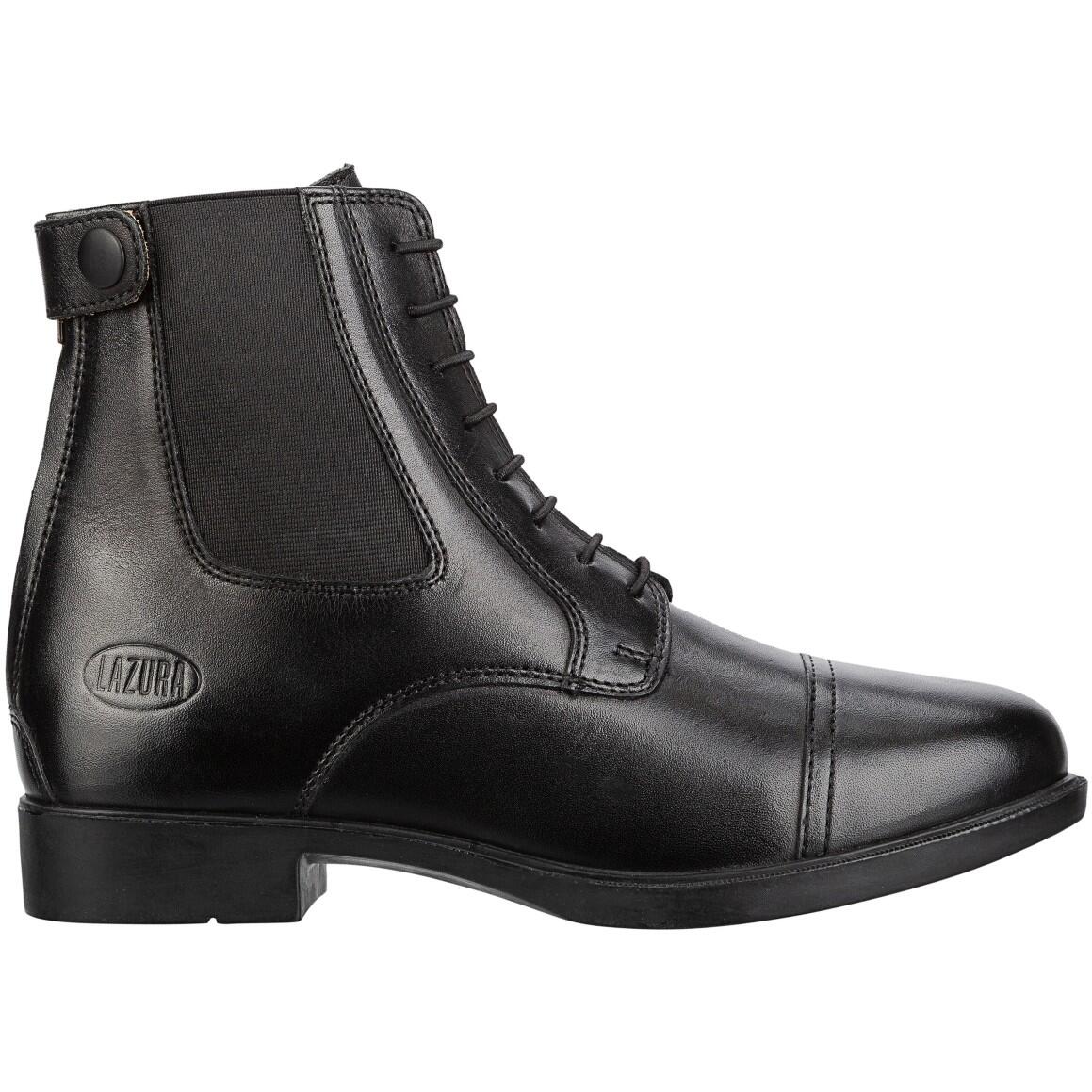LAZURA Jodhpur Reitstiefeletten CLASSIC BZ Lace Leder schwarz