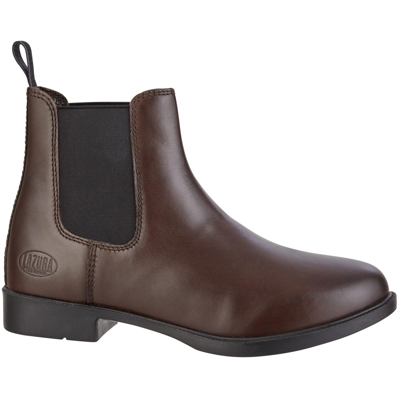 LAZURA Jodhpur Reitstiefeletten CLASSIC Leder braun