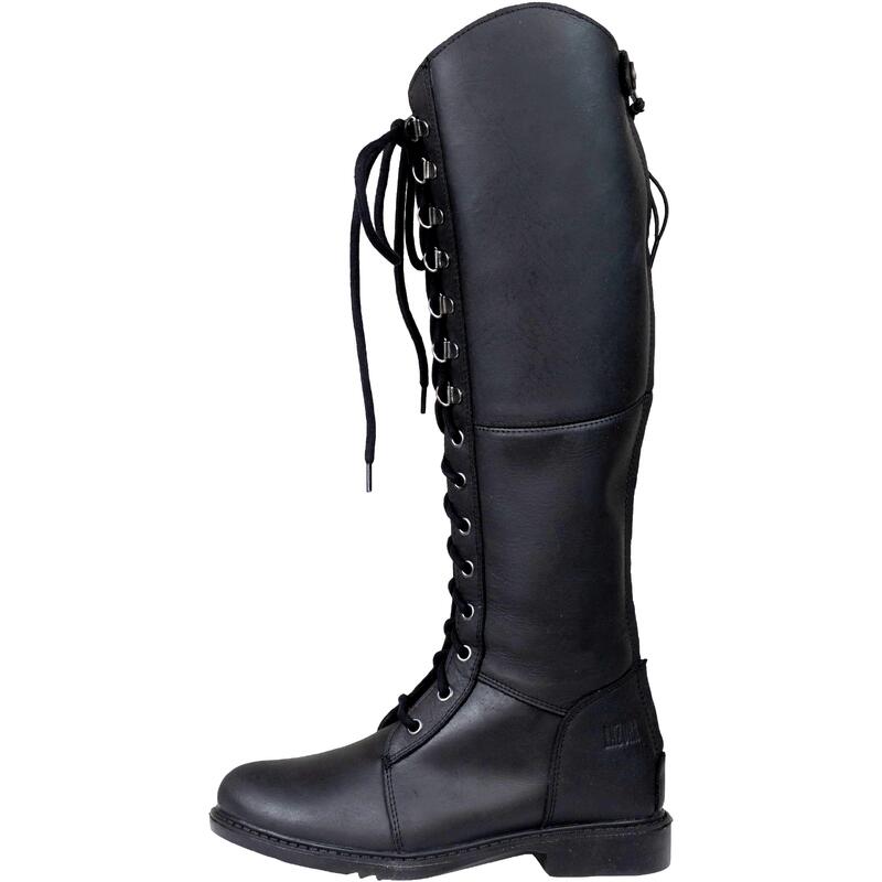 Winter Damen Reitstiefel PERTH Leder schwarz