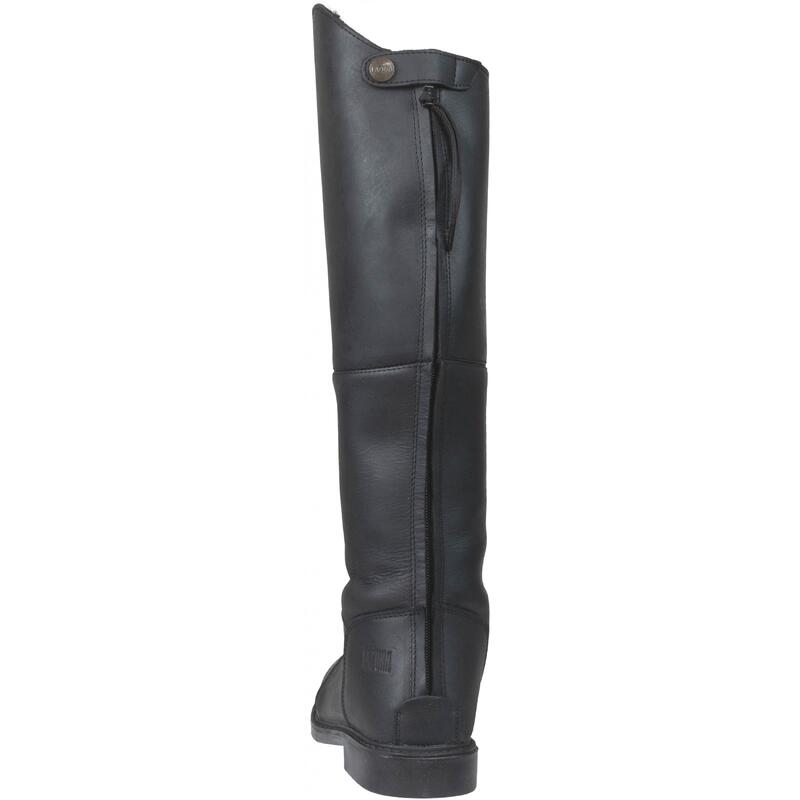 Winter Damen Reitstiefel PERTH Leder schwarz