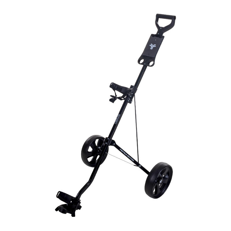 Carro de golf básico de acero de plegado rápido