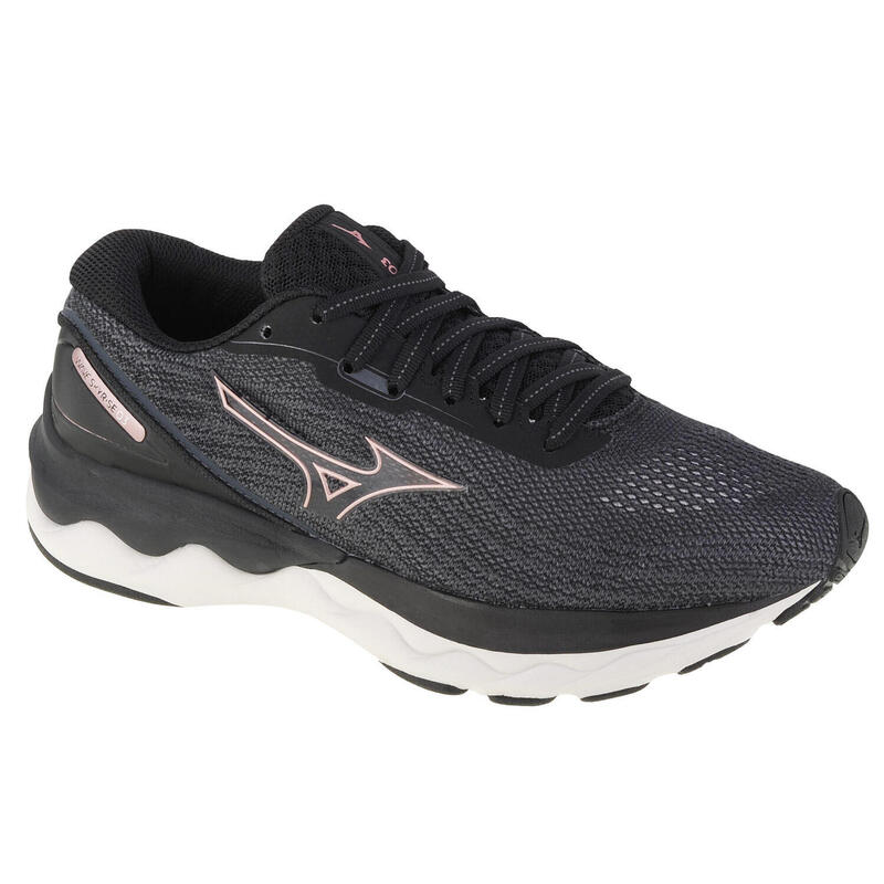 Deportivo Mizuno Wave Skyrise 3 Gris Mujer