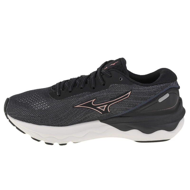 Mizuno Wave Skyrise 3, Femme, Course ? pied, chaussures de running, noir