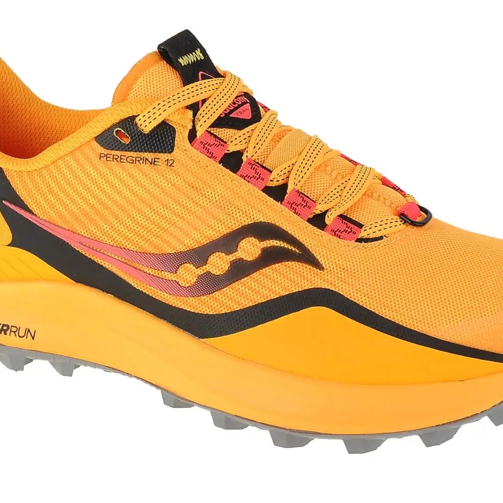 Saucony Peregrine 12, Womens, Trail, Running shoes, yellow