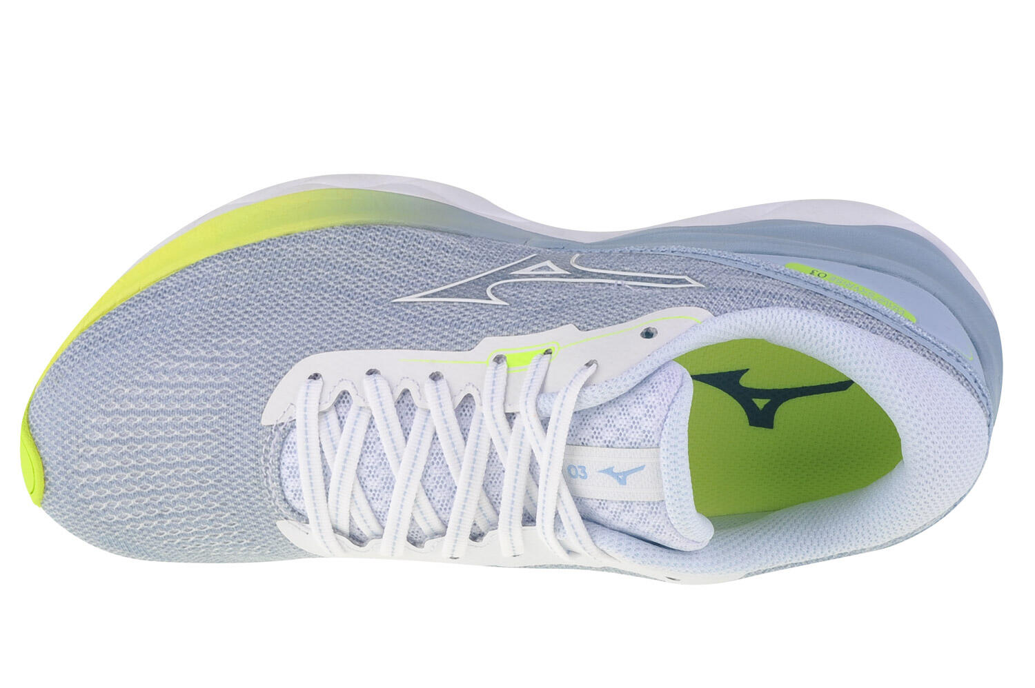 Mizuno Wave Skyrise 3, Femme, Course ? pied, chaussures de running, gris 3/6
