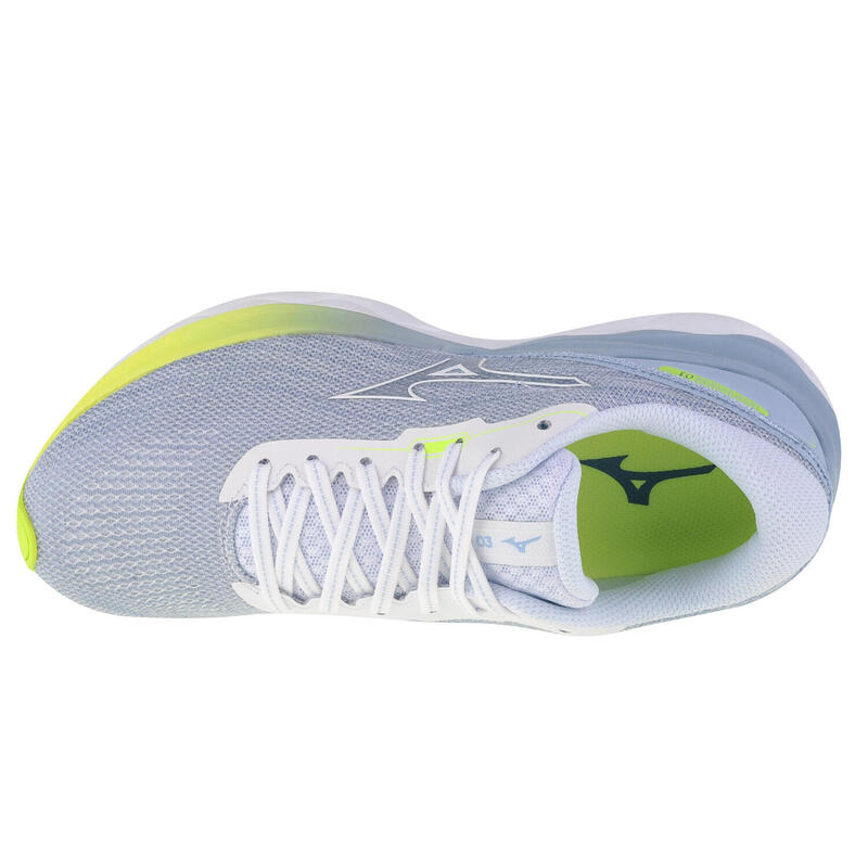 Mizuno Wave Skyrise 3, Damen, Laufen, Laufschuhe, grau