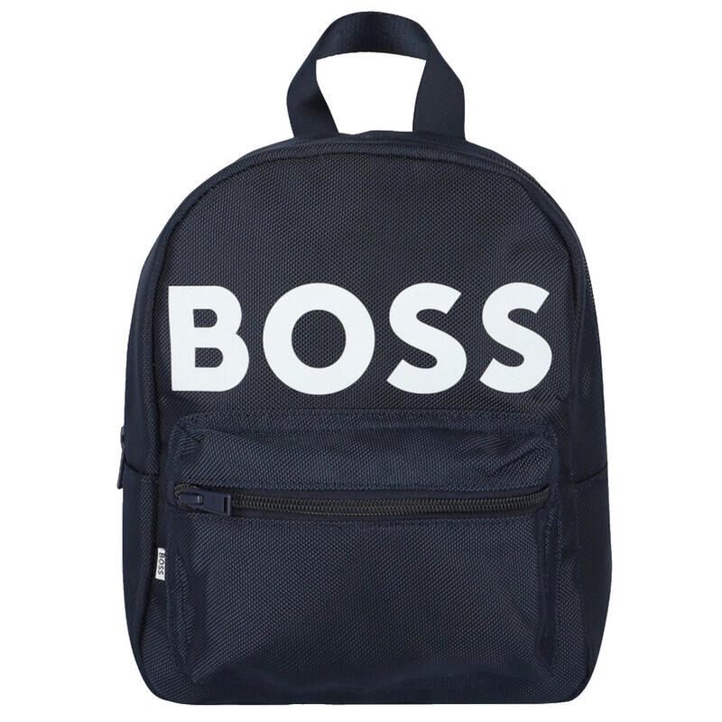 BOSS Logo Backpack, Jongen , rugzak, marineblauw