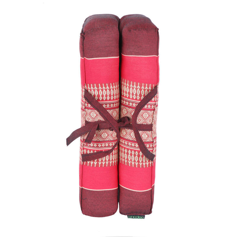 FOLDABLE - Coussin de Yoga et de Méditation Rouge Burgundy X1