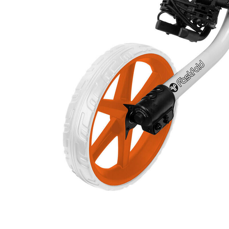 Trolley wielen met zwarte snelvouw band