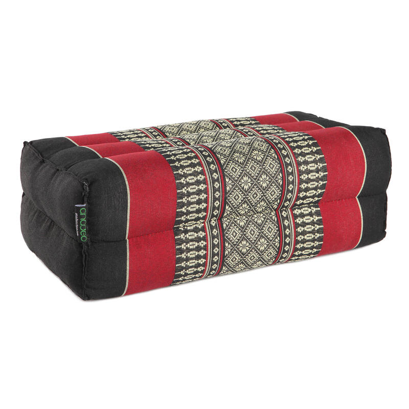 STANDARD - Coussin de Yoga et Méditation - Noir Rouge - X1