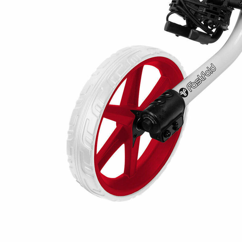 Trolley wielen met zwarte snelvouw band