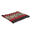 FLAT ROLLABLE - Coussin de Yoga et Méditation Plat et Souple - Noir Rouge - S