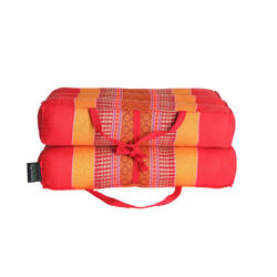 FOLDABLE - Coussin de Yoga et de Méditation - Rouge Safran X1