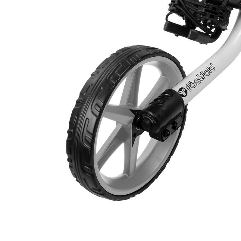 Trolley wielen met zwarte snelvouw band
