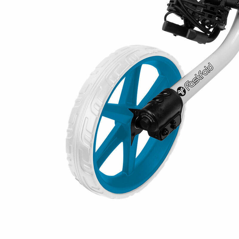 Trolley wielen met zwarte snelvouw band
