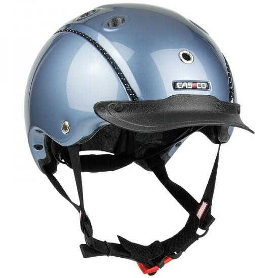 Kinder Reit-, Fahrrad- und Skihelm CHOICE TURNIER blaugrau glanz S (52-56cm) 2/4
