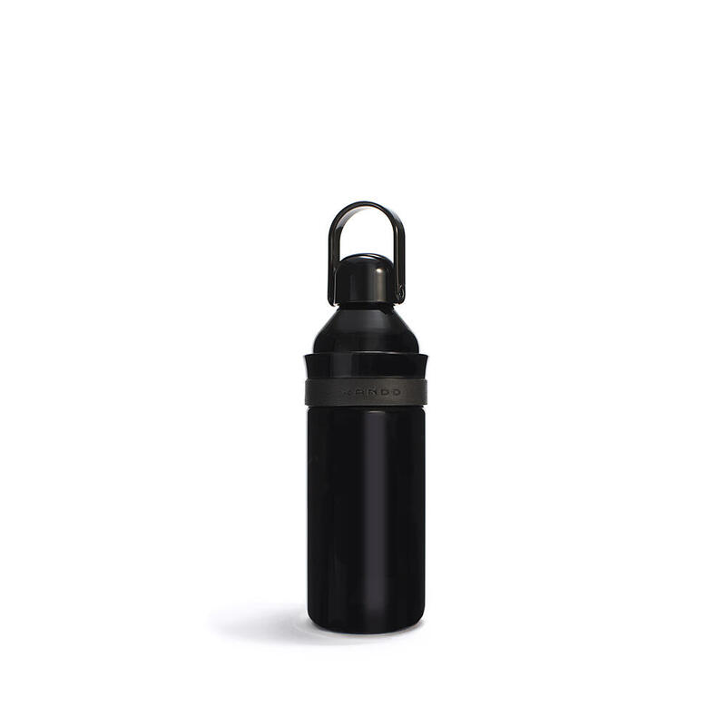 Biobased Reuseable Water Bottle 470ml - Jet Black