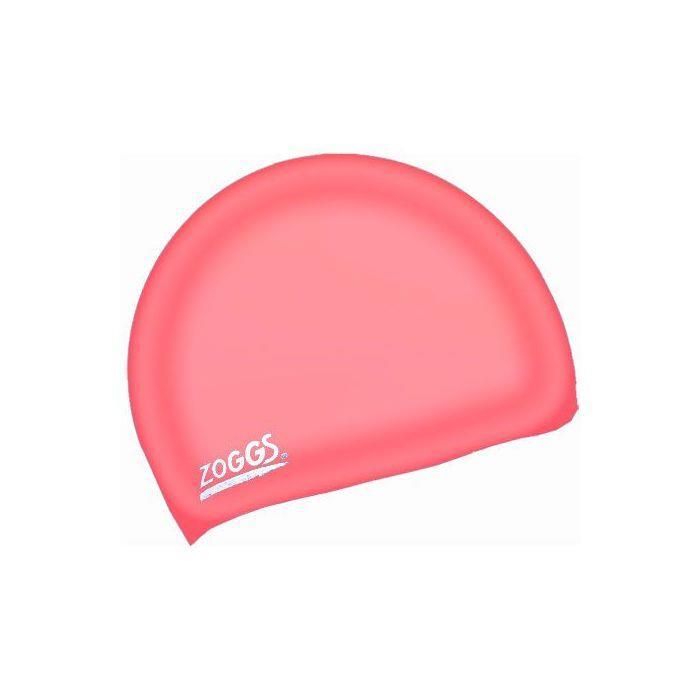 Zoggs Junior Silicone Swim Cap - Red 1/1