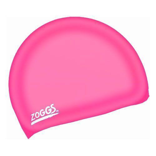Zoggs Junior Silicone Swim Cap Pink 1/1