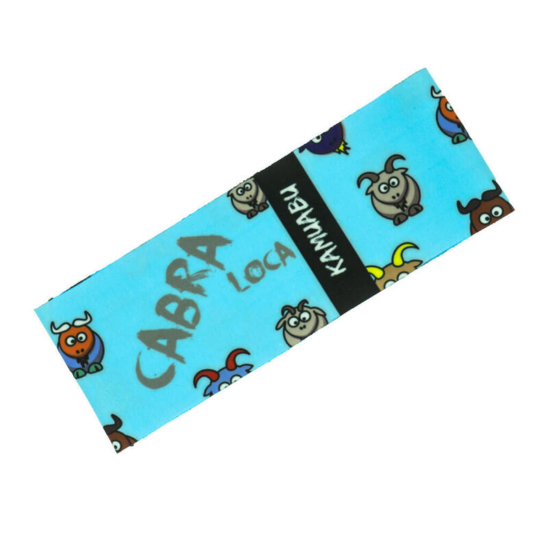 Cinta para la cabeza HEADBAND #COMOUNACABRA unisex - KAMUABU AZUL corte láser