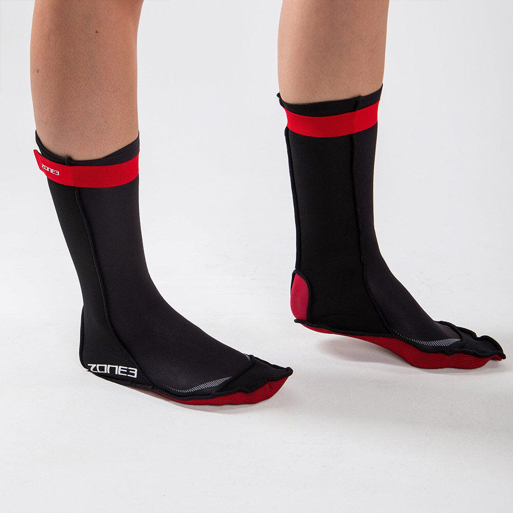 Neoprene Socks Adult BLACK/REFLECTIVE SILVER 5/5