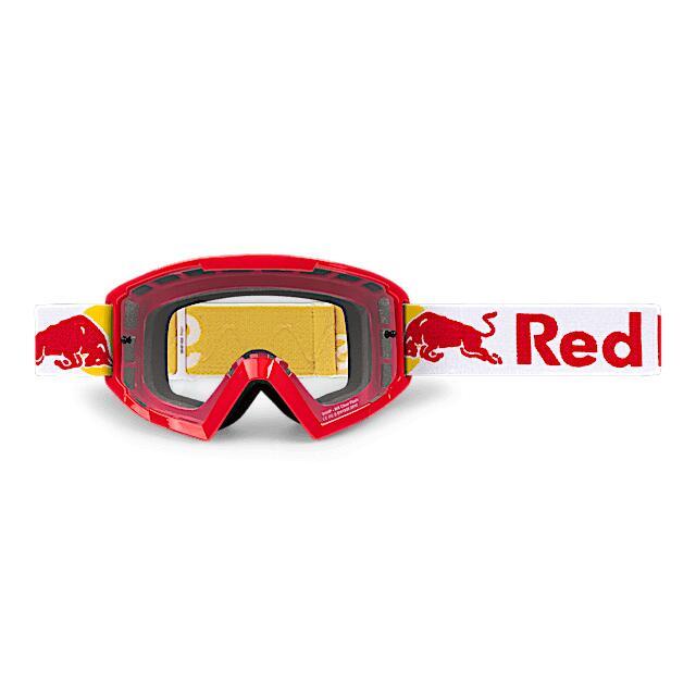 RED BULL SPECT EYEWEAR MX WHIP-008 - kleurloos / RED