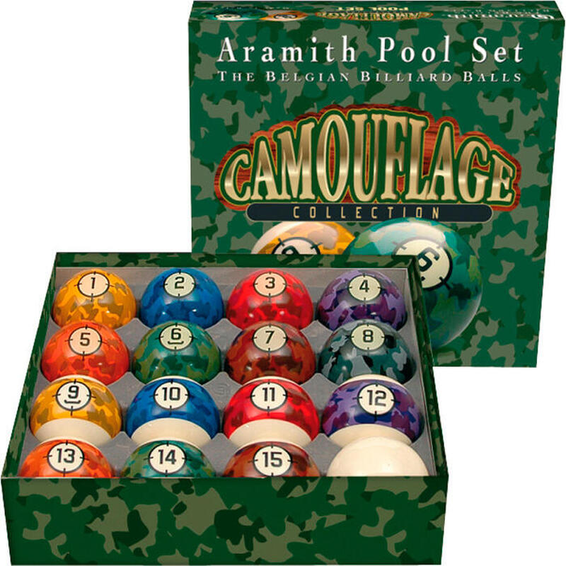 Set biglie biliardo Aramith Camouflage