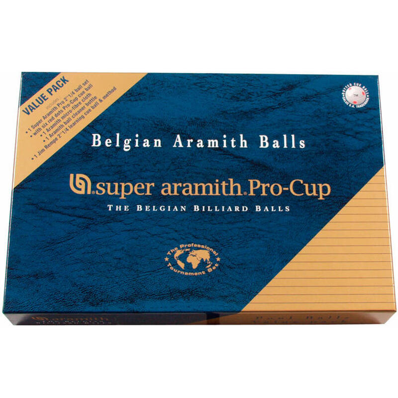 Boules de billard Aramith Super, PRO, Value Pack