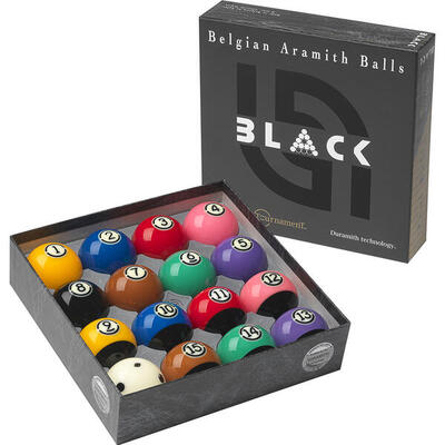 Set di palle da biliardo Aramith Tournament BLACK 57.2 mm
