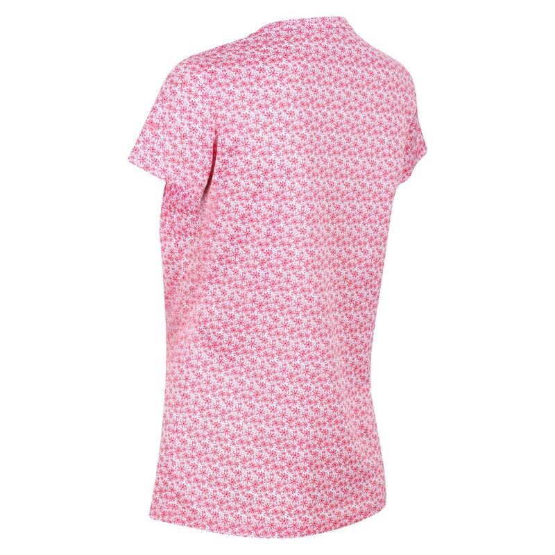 Dames Fingal Edition Daisy Tshirt (Tropisch Roze)