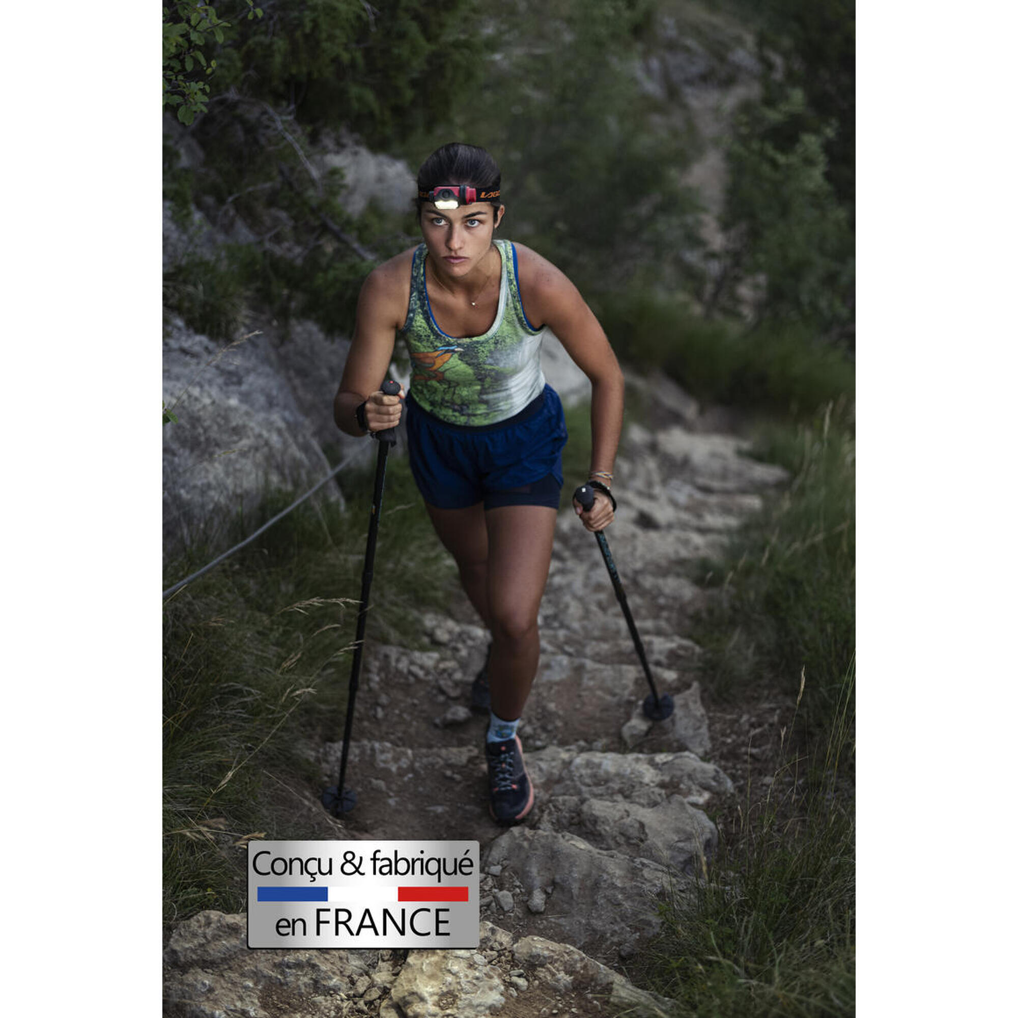 Lampe frontale rechargeable IXO2.1 – Trail Course Randonnée – Fabrication FRANCE