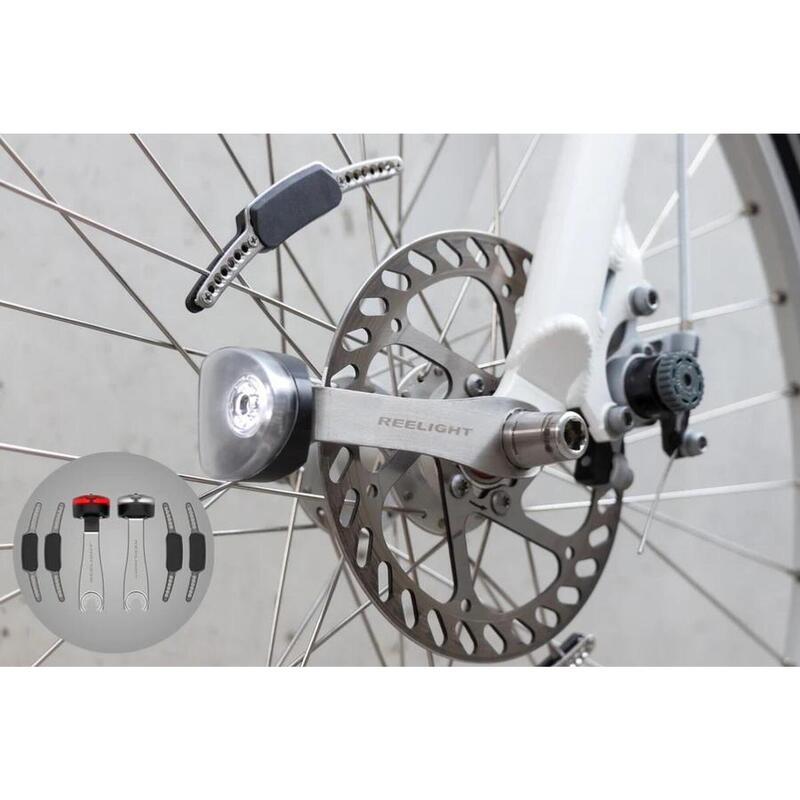 Set lumini bicicletă SL250C, față și spate, magnetice