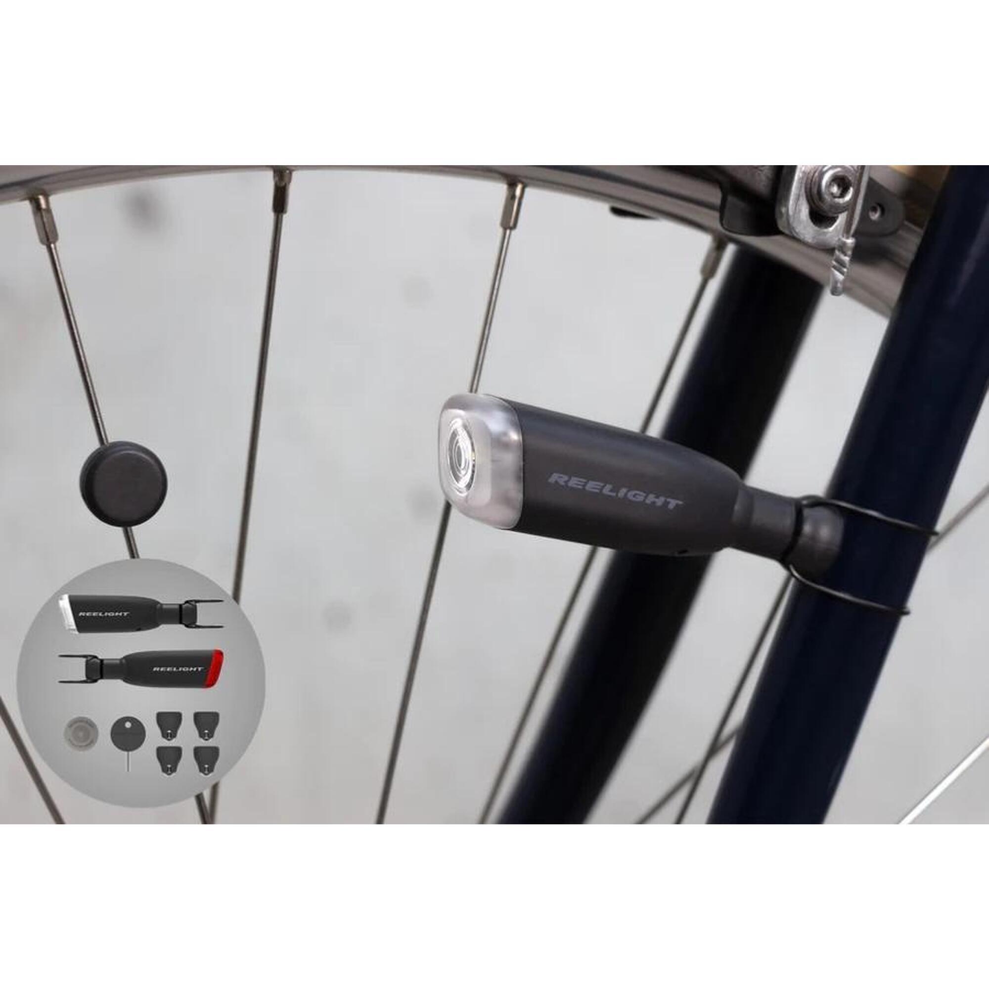 Set di illuminazione per biciclette Reelight Cio Reepower Flash