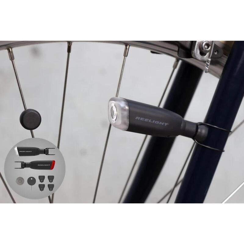 set di illuminazione per biciclette Reelight Cio Reepower Flash