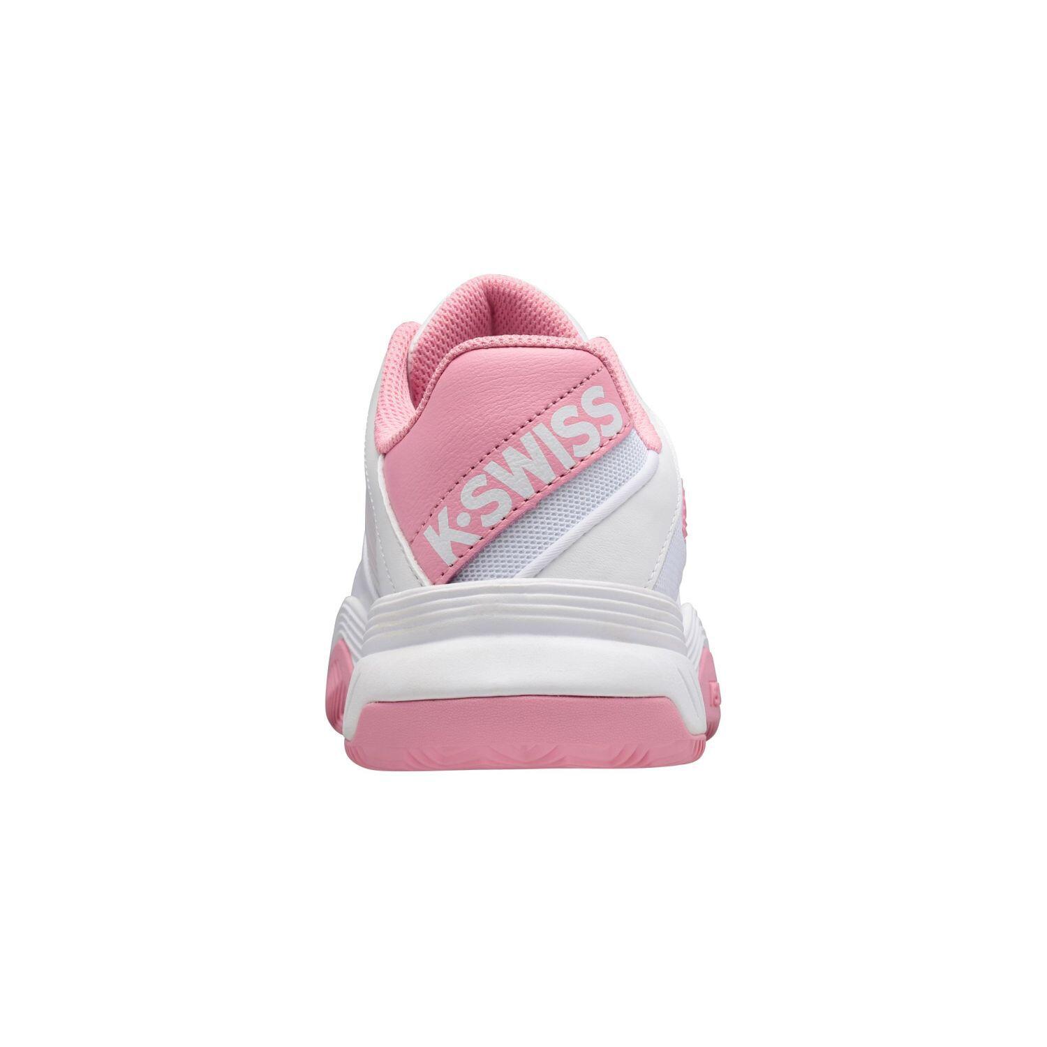 Scarpe Da Donna K-swiss Court Express Hb 96750959 Bianche E Rosa 5/5