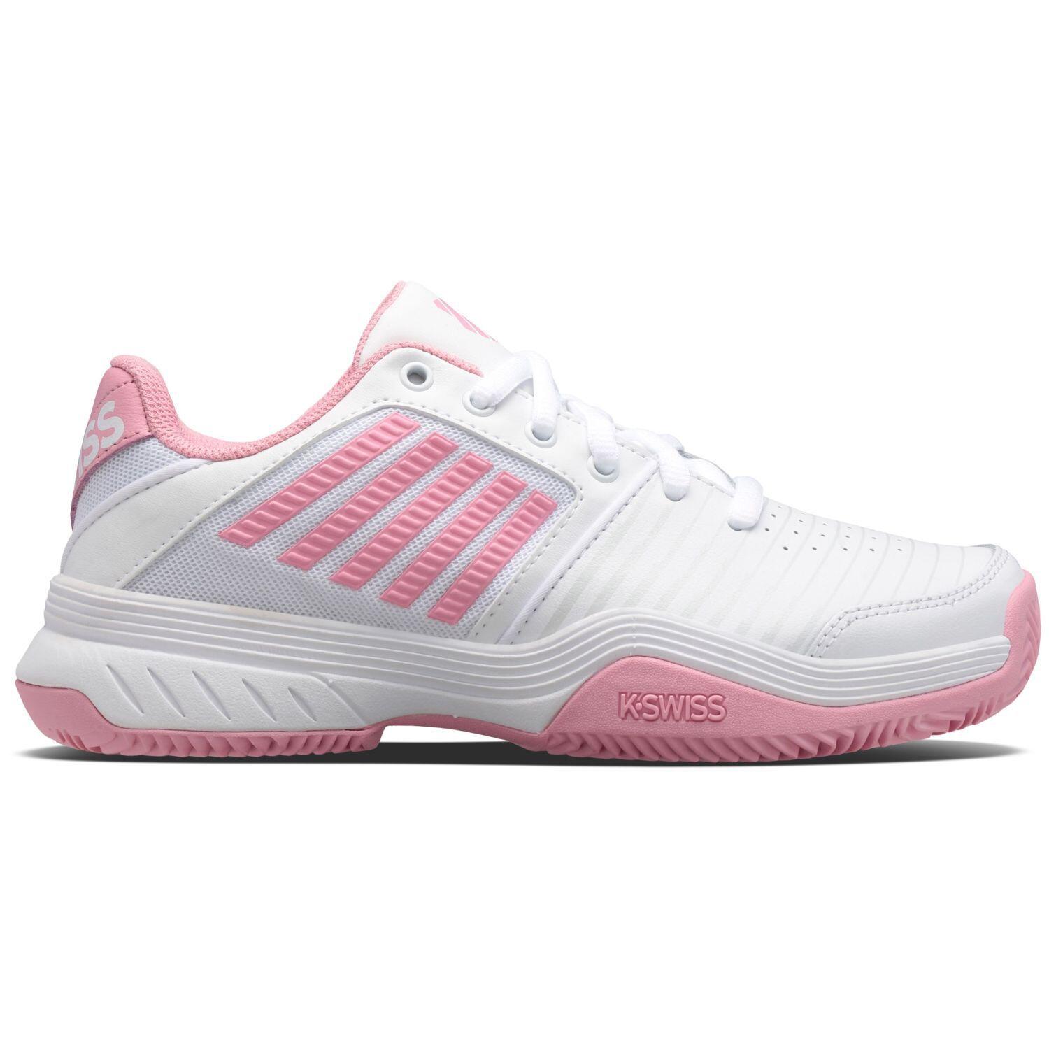 K-SWISS Women's White And Pink K-swiss Court Express Hb 96750959 Shoes