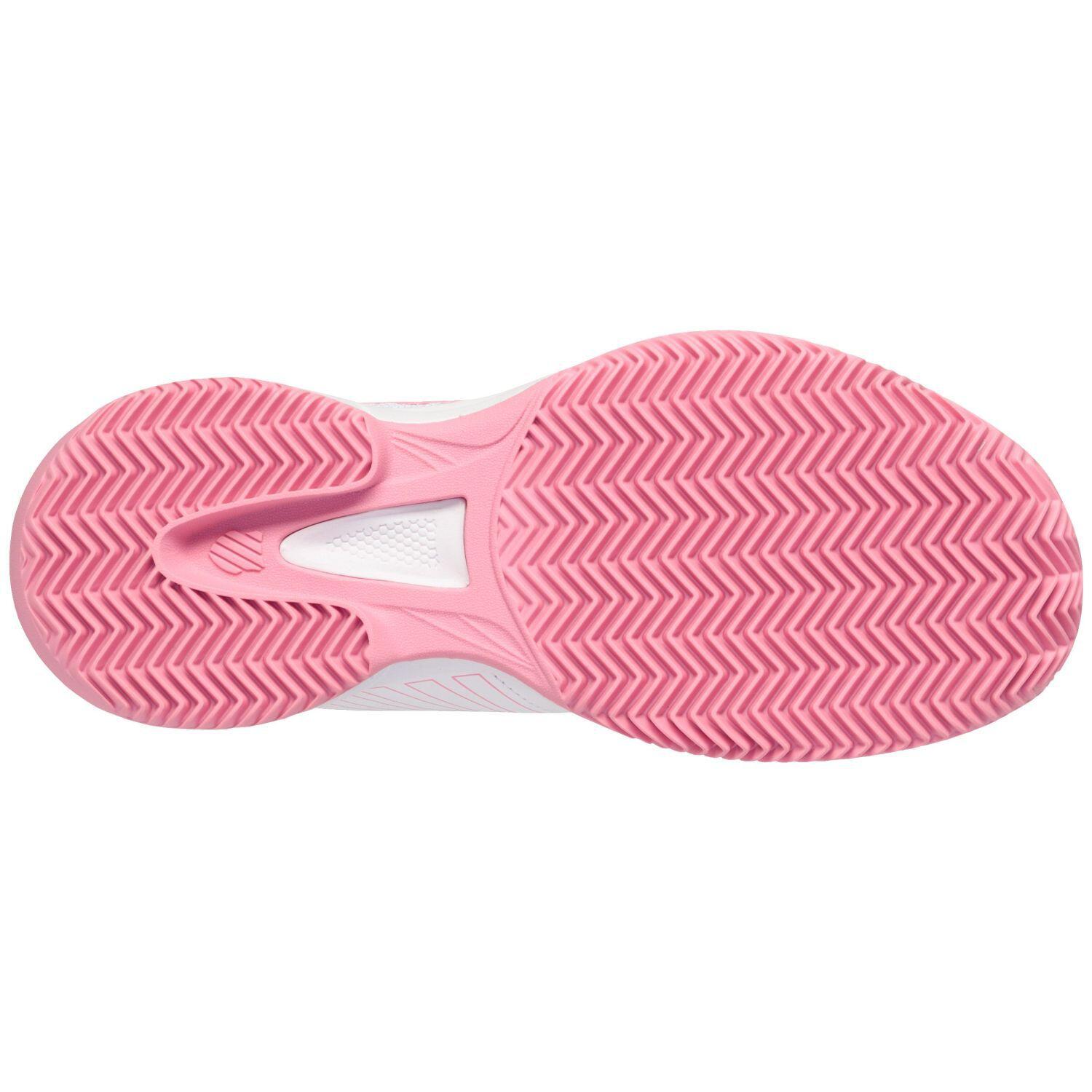 Scarpe Da Donna K-swiss Court Express Hb 96750959 Bianche E Rosa 2/5