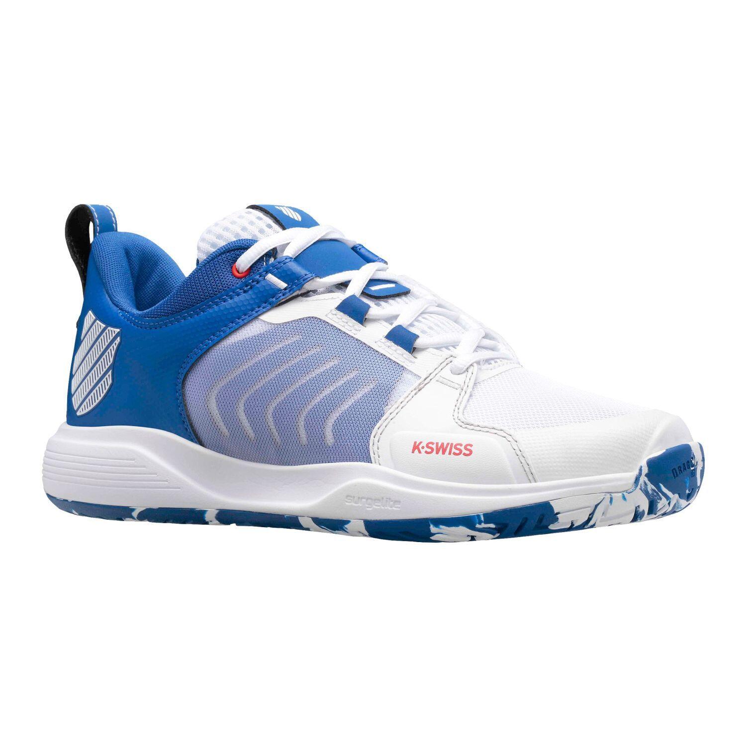 Chaussures De Padel K-swiss Ultrashot Team All Court 07395166 Blanc Et Bleu 3/5